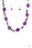 Vidi Vici VACATION - Purple Necklace Paparazzi