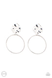 Undeniably Urban - Silver Clip On Earrings Paparazzi