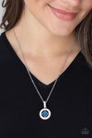 Springtime Twinkle - Blue Necklace Paparazzi