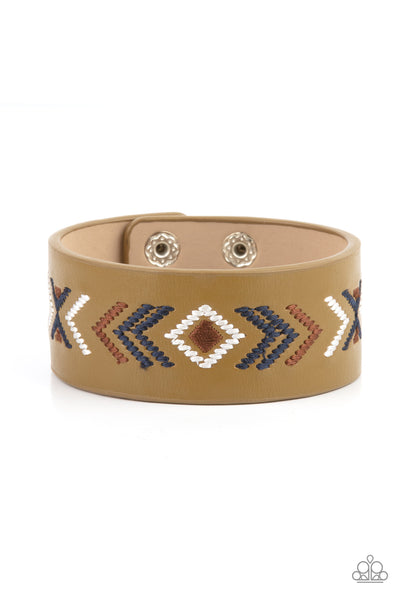 Cliff Glyphs - Multi-Colored Bracelet Paparazzi