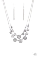 Pebble Me Pretty - Silver Necklace Paparazzi