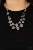 Pebble Me Pretty - Silver Necklace Paparazzi