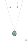 Tranquil Talisman - Green Necklace Paparazzi