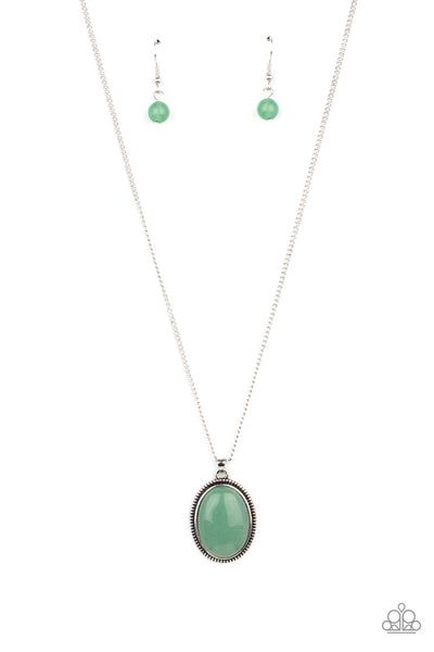 Tranquil Talisman - Green Necklace Paparazzi