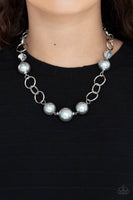 New Age Novelty - Silver Pearl Necklace Paparazzi