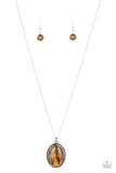 Tranquil Talisman - Brown Necklace Paparazzi