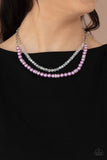 Parisian Princess - Purple Necklace Paparazzi