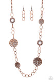 HOLEY Relic - Copper Necklace Paparazzi