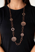 HOLEY Relic - Copper Necklace Paparazzi