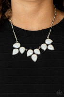 Prairie Fairytale - White Necklace Paparazzi