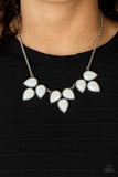 Prairie Fairytale - White Necklace Paparazzi