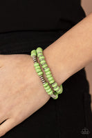 Desert Rainbow - Green Bracelet Paparazzi