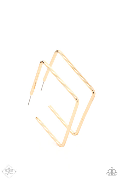 Material Girl Magic - Gold Earrings Paparazzi