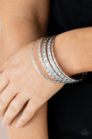 Back-To-Back Stacks - Silver Bracelets Paparazzi