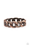 Bold Move - Copper Bracelet Paparazzi