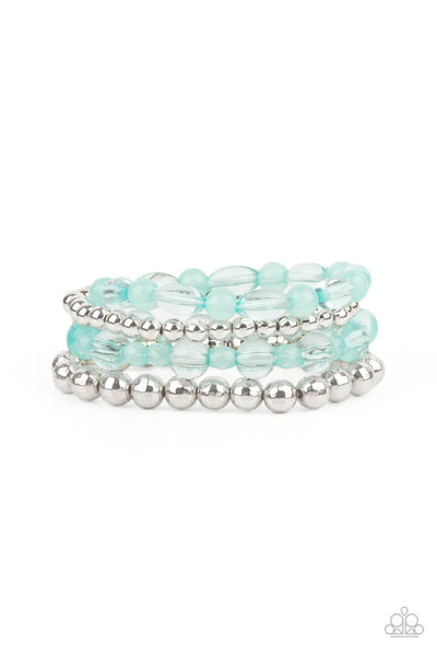 Delightfully Disco - Blue Bracelet Paparazzi