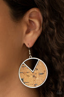 Nod to Nature - Black Earrings Paparazzi