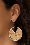 Nod to Nature - Black Earrings Paparazzi