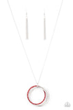 Harmonic Halos - Red Necklace Paparazzi