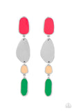 Deco By Design - Multi-Colored Earrings Paparazzi