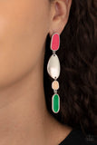 Deco By Design - Multi-Colored Earrings Paparazzi