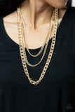 Chain of Champions - Gold Necklace Paparazzi