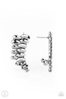 Explosive Elegance - Silver Earrings Paparazzi