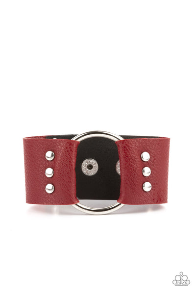 Moto Mayhem - Red Urban Bracelet