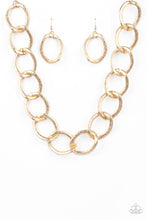 Industrial Intimidation - Gold Necklace Paparazzi