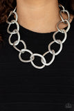 Industrial Intimidation - Silver Necklace Paparazzi