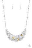 Fabulously Fragmented - Yellow Necklace Paparazzi