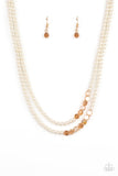 Poshly Petite - Gold Pearl Necklace