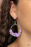 Beautifully Bubblicious - Purple Earrings Paparazzi