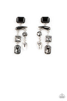 Hazard Pay - Silver Earrings Paparazzi