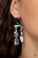 Hazard Pay - Silver Earrings Paparazzi