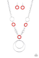 HOOP du Jour - Red Necklace Paparazzi