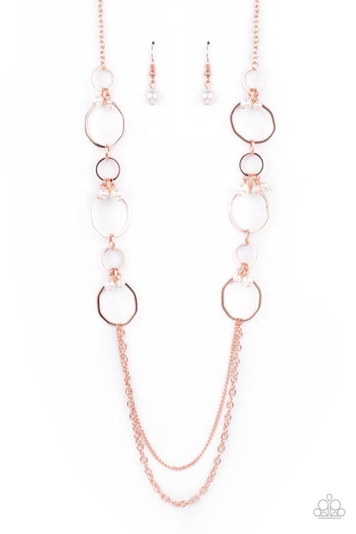 Ante UPSCALE - Copper Necklace Paparazzi