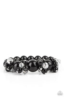 Upcycled Upscale - Black Bracelet Paparazzi