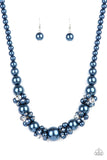 All Dolled UPSCALE - Blue Pearl Necklace Paparazzi