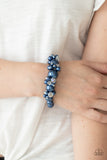 Upcycled Upscale - Blue Pearl Bracelet