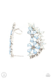Garden Party Powerhouse - Blue Ear Crawler Earrings Paparazzi