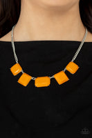 Instant Mood Booster - Orange Necklace Paparazzi