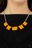 Instant Mood Booster - Orange Necklace Paparazzi