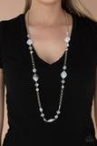 Light-Scattering Luminosity - White Necklace Paparazzi