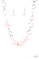 New Age Novelty - Pink Pearl Necklace Paparazzi