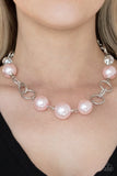 New Age Novelty - Pink Pearl Necklace Paparazzi