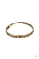 Perfect Present - Brass Bracelet Paparazzi