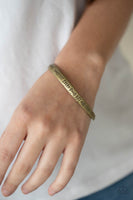 Perfect Present - Brass Bracelet Paparazzi