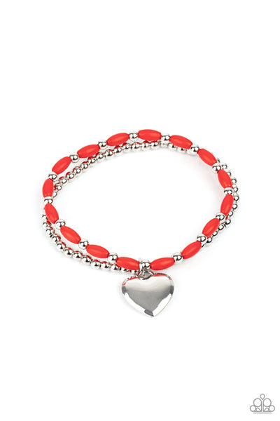 Candy Gram - Red Bracelet Paparazzi