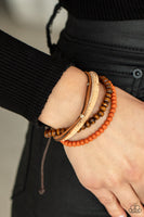 STACK To Basics - Orange Bracelet Paparazzi